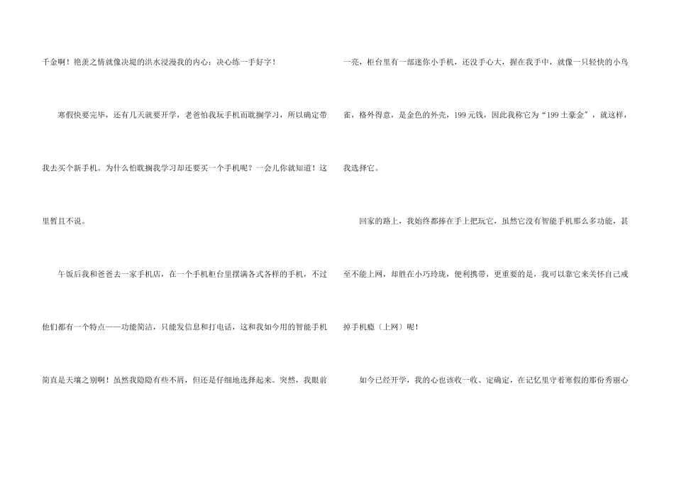 高一寒假周记五篇_第3页