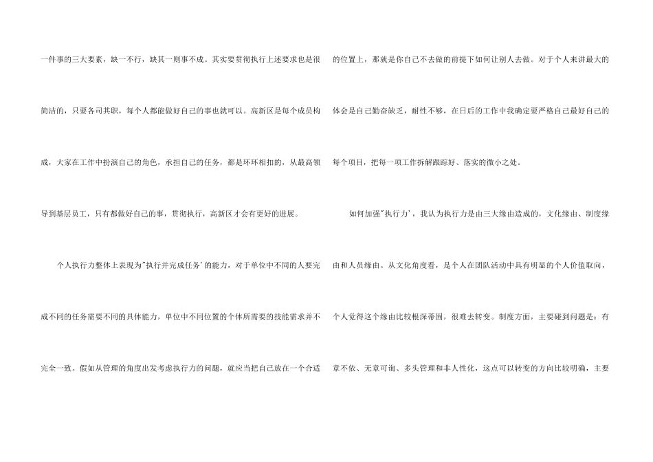 高效执行力心得_第3页