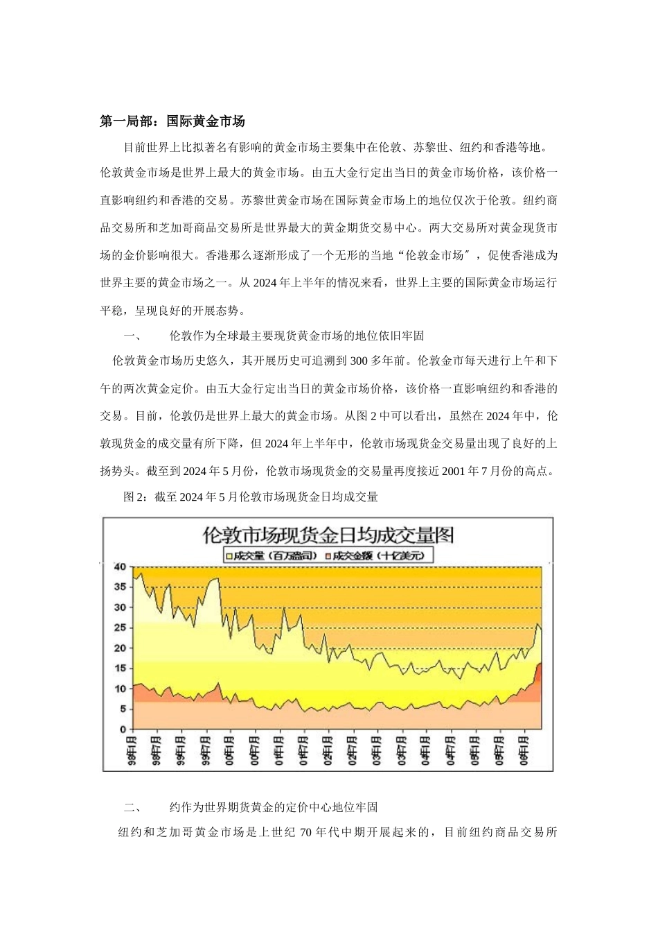 黄金市场报告_第2页
