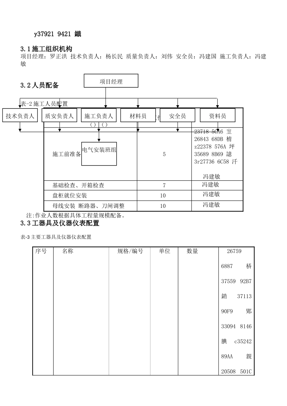 10kV开关柜安装施工方案_第3页