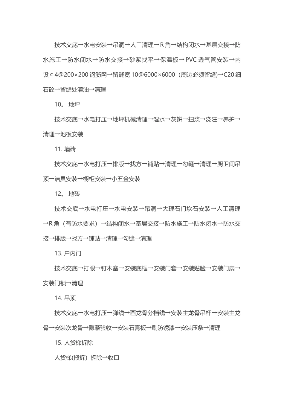 一套完整的土建施工工艺流程_第3页