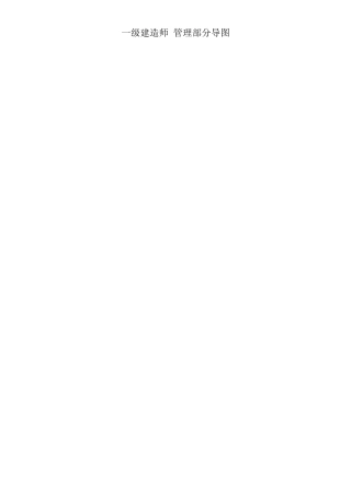 一建管理-思维导图