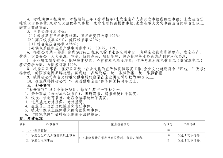 一流县供电企业评价标准国家级_第2页