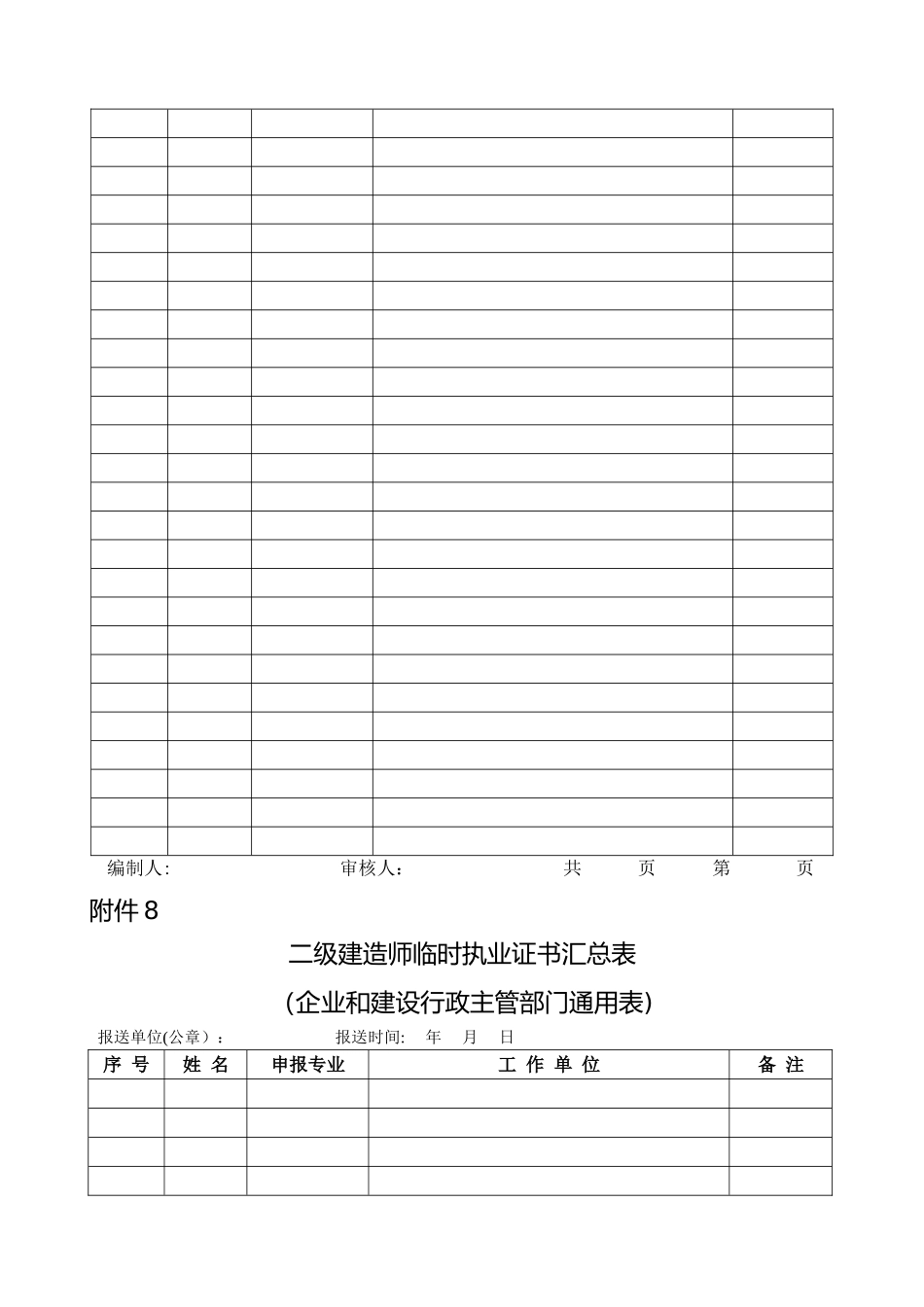一级建造师临时执业证书申请表_第3页