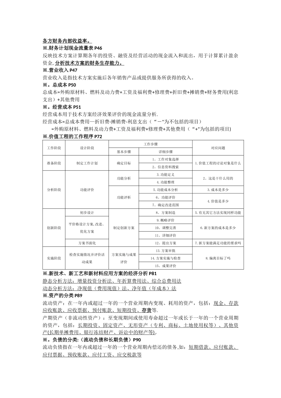 一级建造师工程经济名词解释_第2页