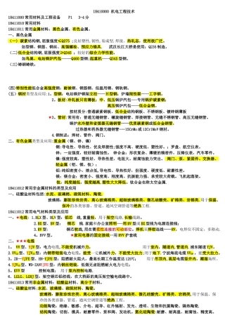 一级建造师机电实务必过知识点