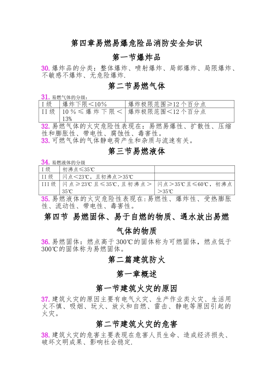 一级消防工程师重点学习笔记_第3页
