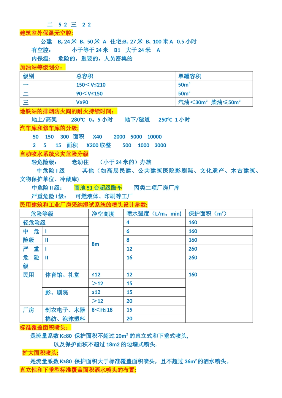一级消防工程师重点记忆口诀_第2页