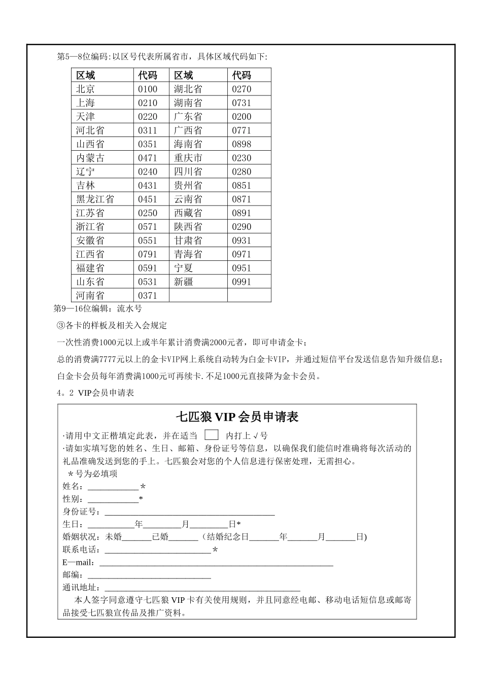 七匹狼VIP管理标准化手册_第2页
