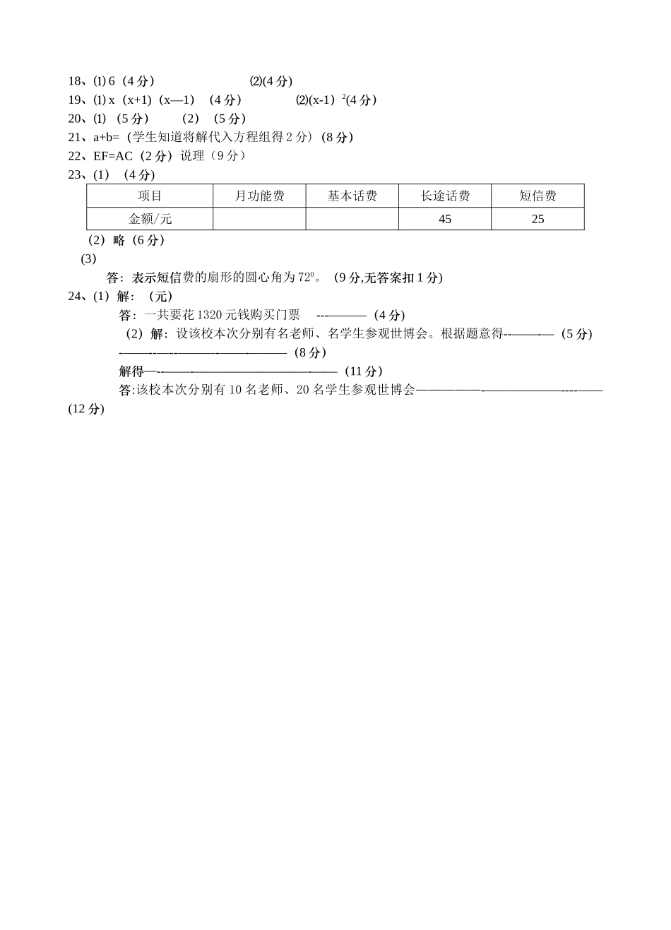 七年级下册数学期末考试卷及答案---副本---副本_第3页