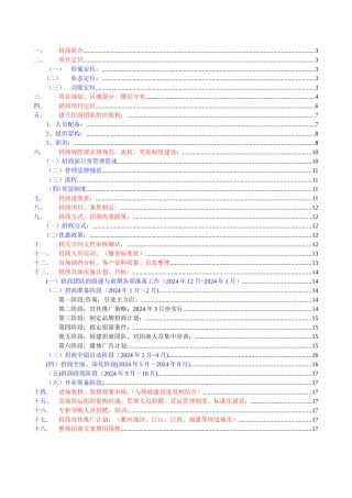 万商家居会展中心项目招商方案