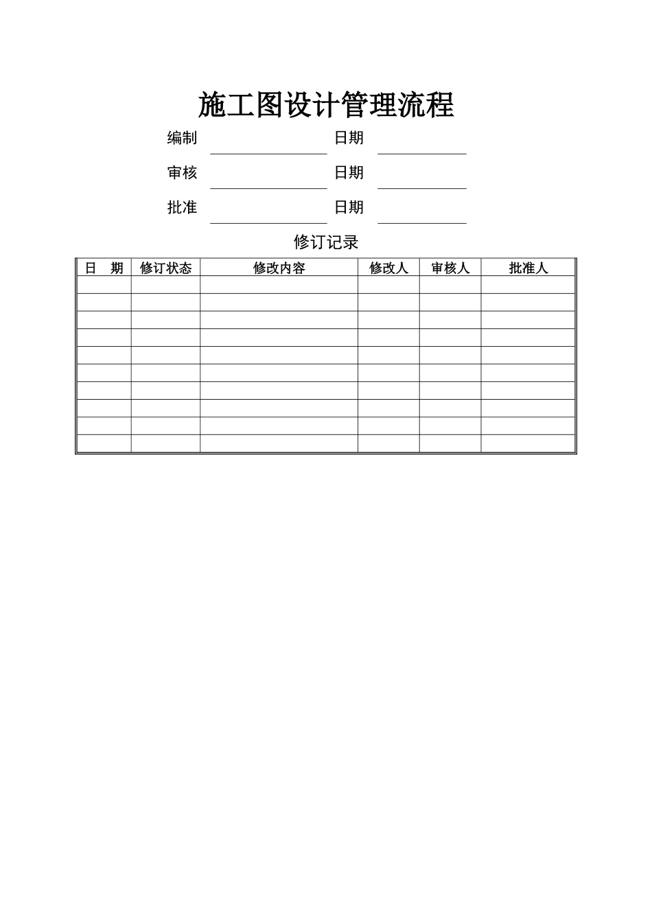 万科施工图设计管理流程及设计任务书_第1页