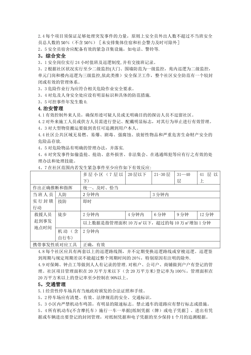 万科物业管理标准_第2页