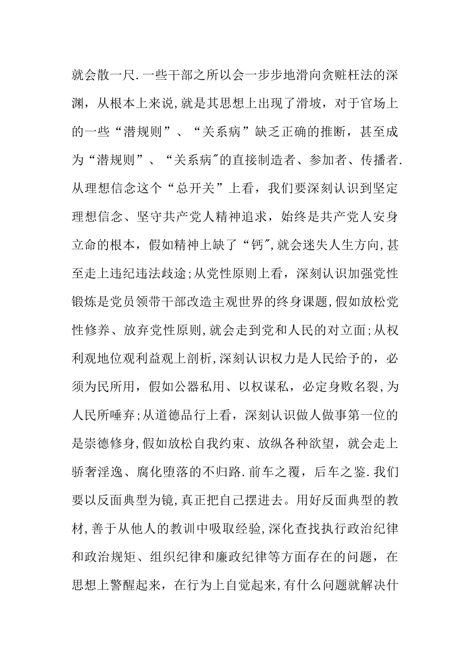 三严三实集中学习讨论情况汇报材料_第3页