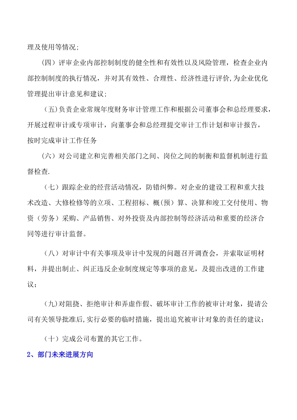 上市公司内部审计制度_第3页