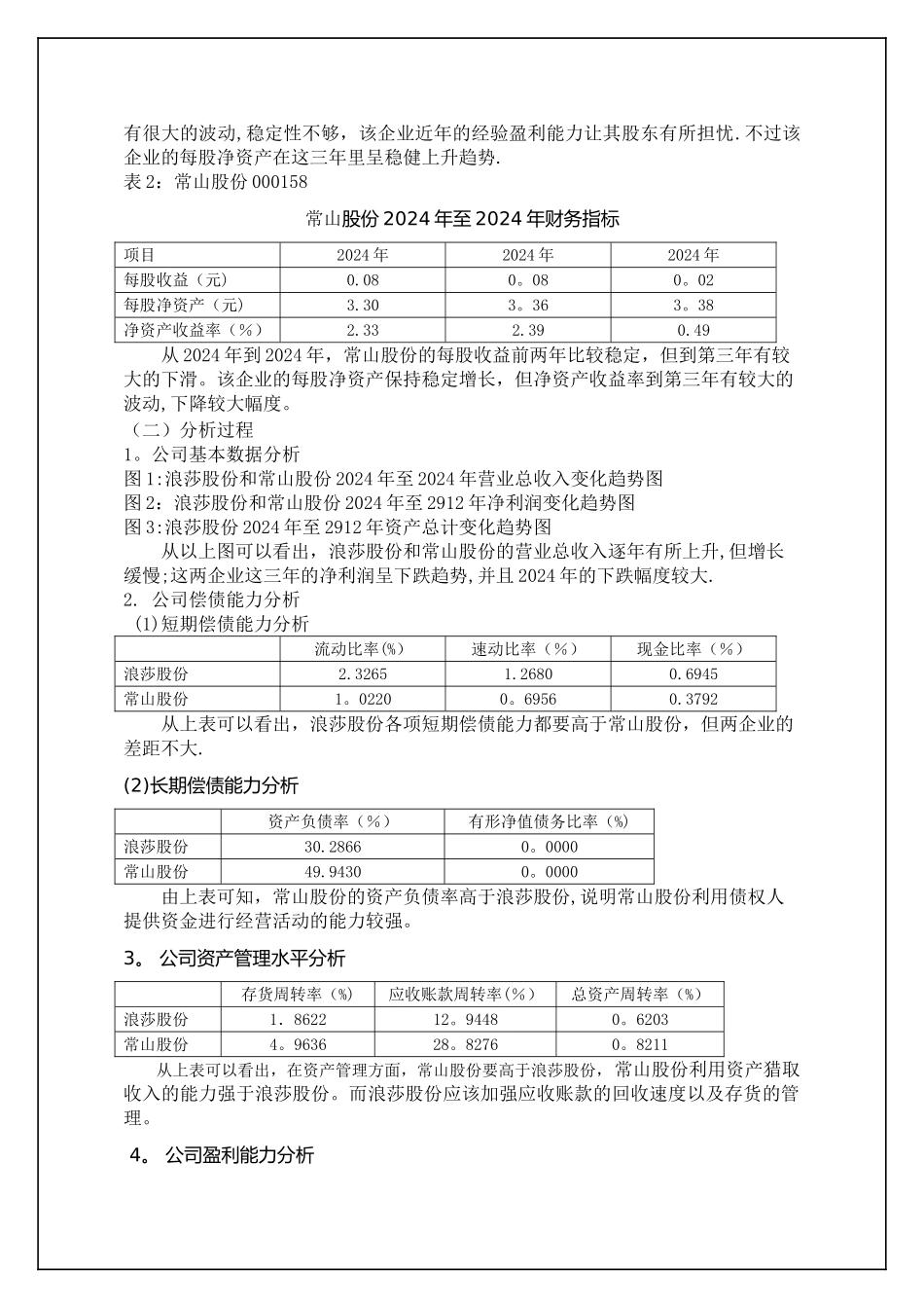 上市公司财务报表分析报告作业_第3页
