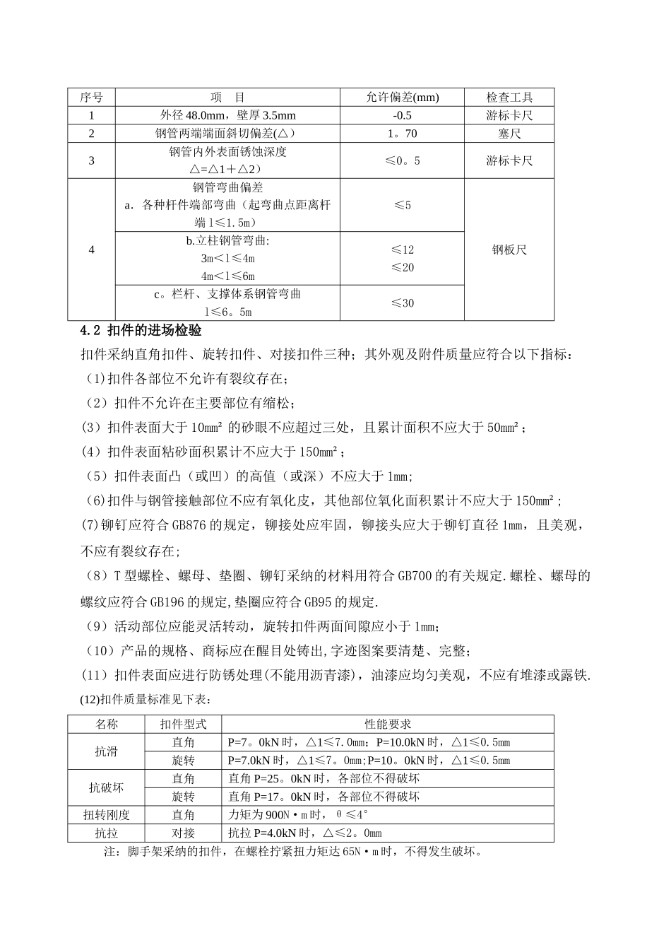 上海一芯生物技术有限公司厂房落地式钢管脚手架卸料平台施工方案_第3页