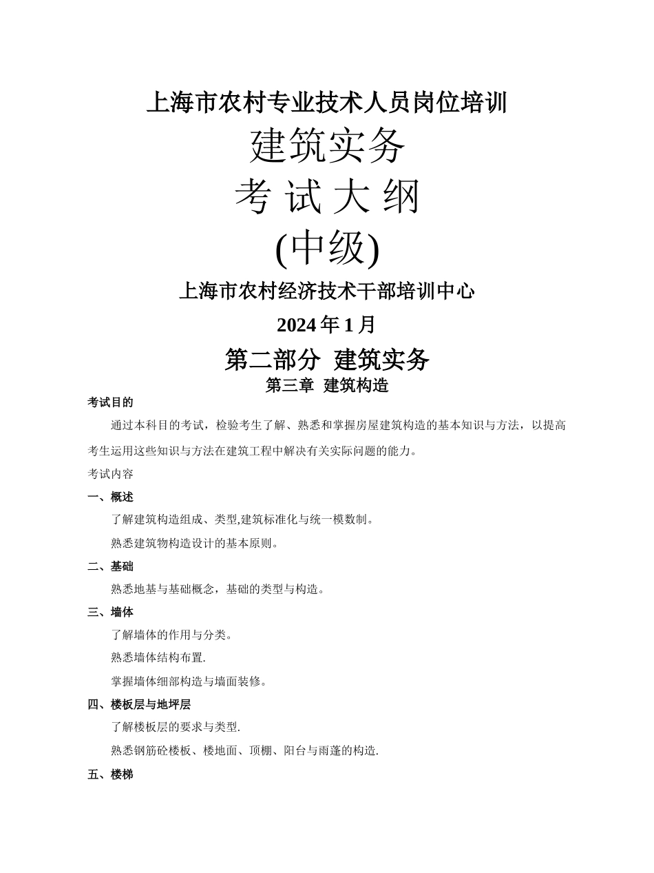 上海农村专业技术人员岗位培训_第1页