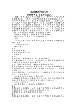 上海市民办职业培训机构-浦东新区就业促进中心