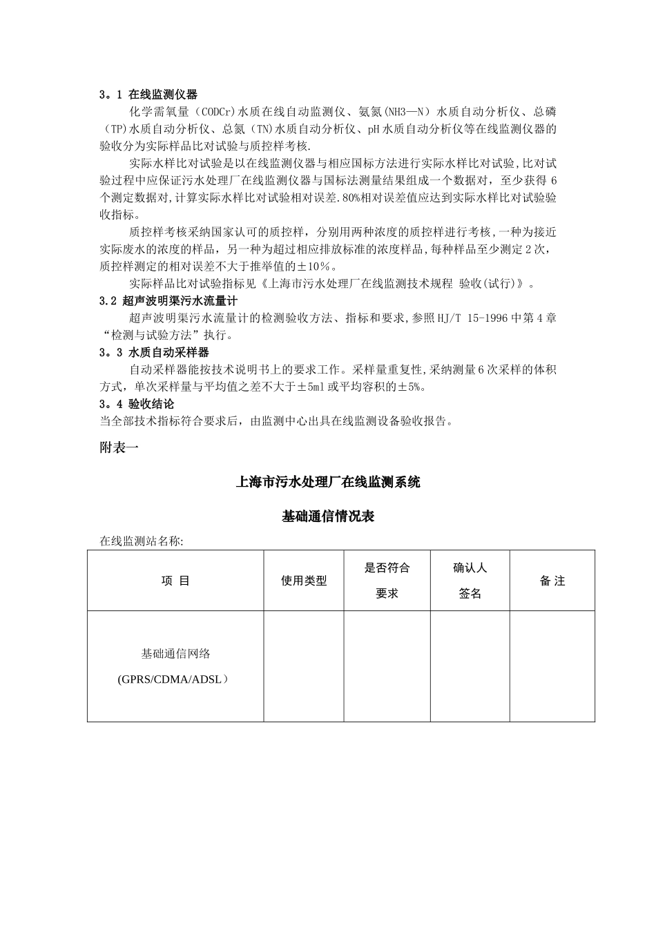 上海市污水处理厂在线监测系统建设验收程序doc_第2页