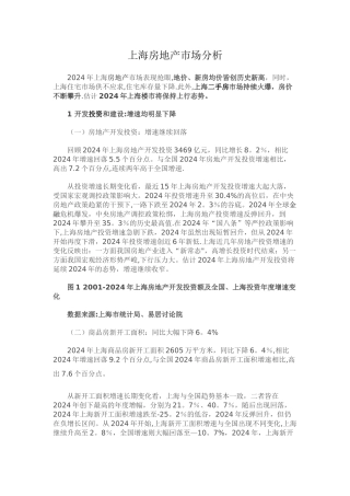 上海房地产市场分析