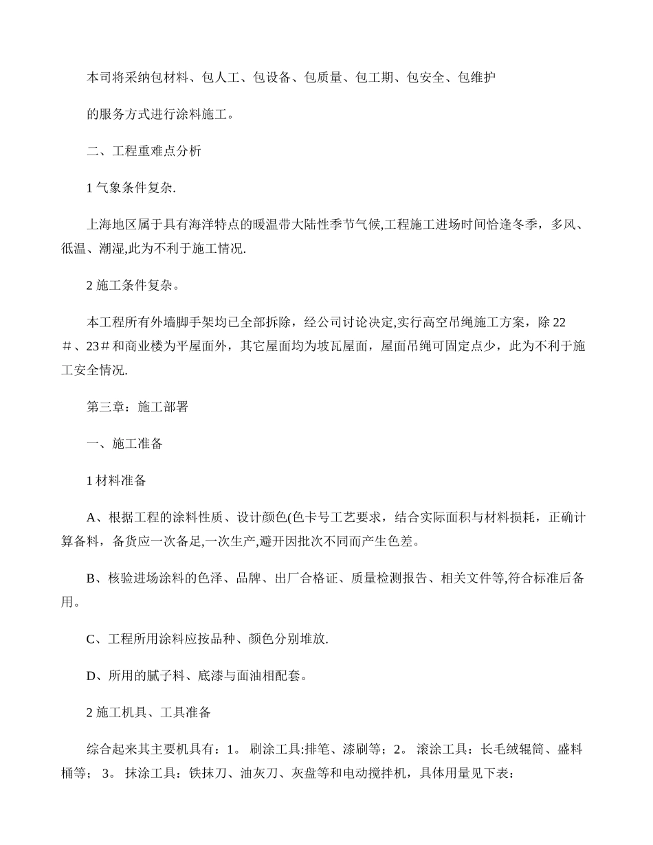 上海某住宅外墙水性涂料涂饰工程施工方案-secret汇总_第3页
