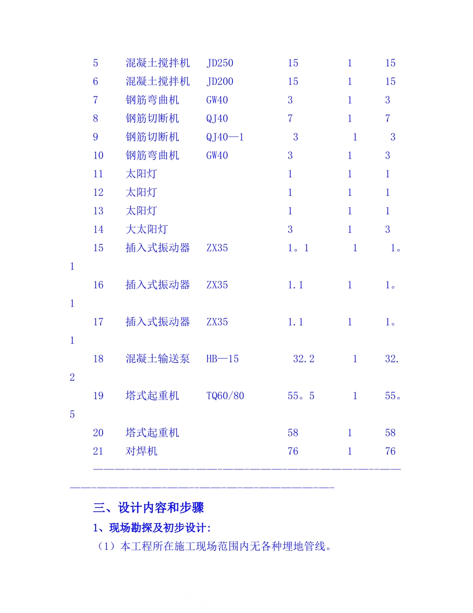上海某高层剪力墙结构工程临时用电施工方案-secret_第2页