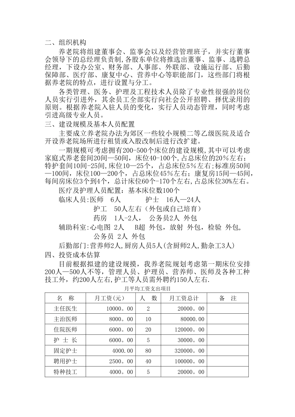 上海民营养老院可行性研究报告_第2页