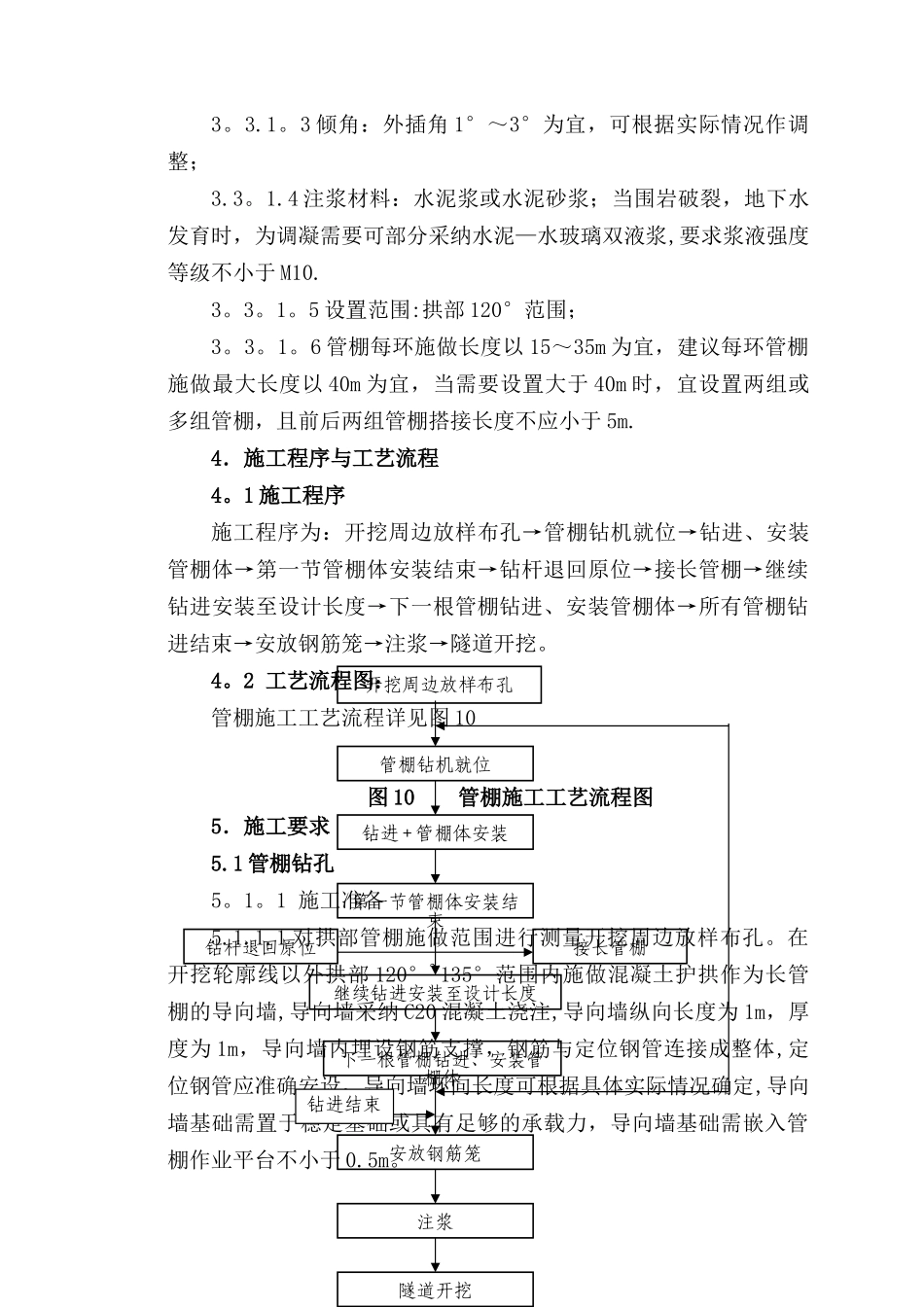下山口隧道管棚施工作业指导书_第3页