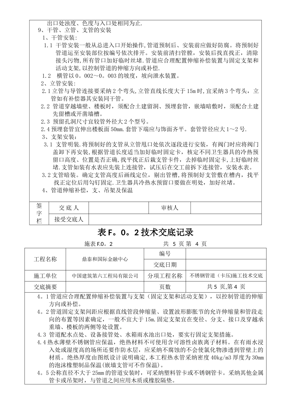 不锈钢管道施工技术交底_第3页