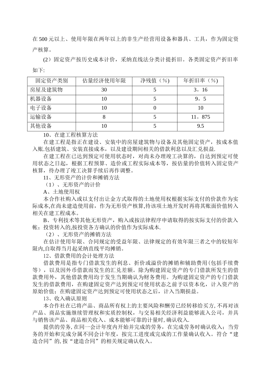 专业合作社--审计报告--范文_第3页