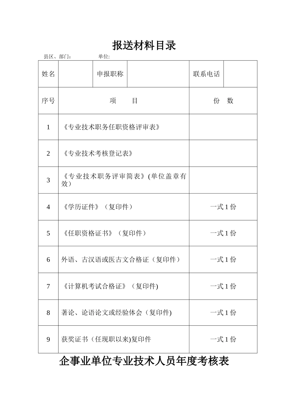 专业技术职称评审简表_第3页