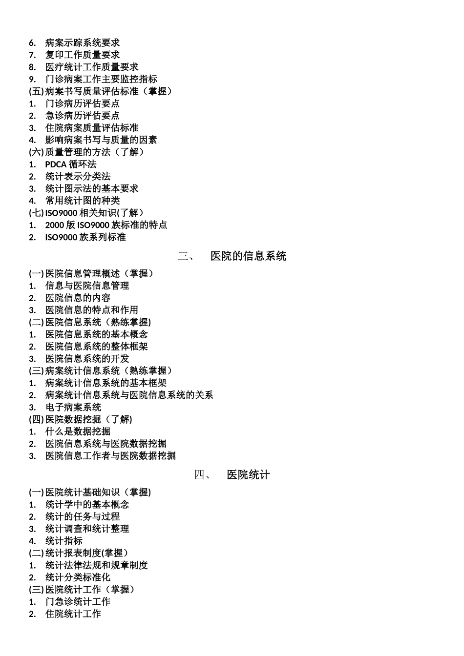 专业知识考试大纲_第2页