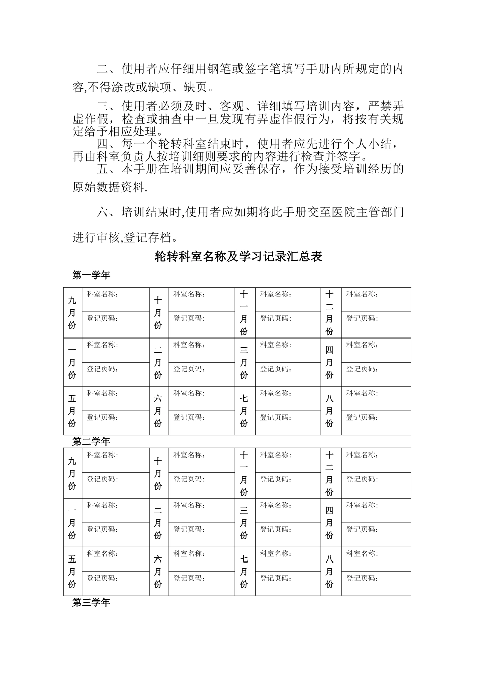 专科医师规范化培训手册-儿外科说明_第2页