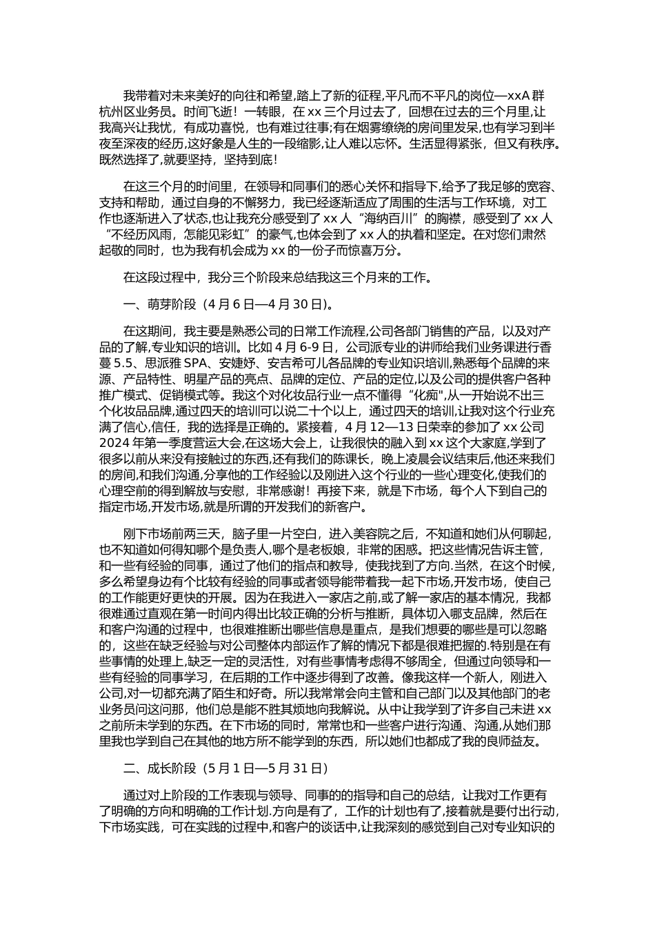 业务员年度工作总结讲解_第2页
