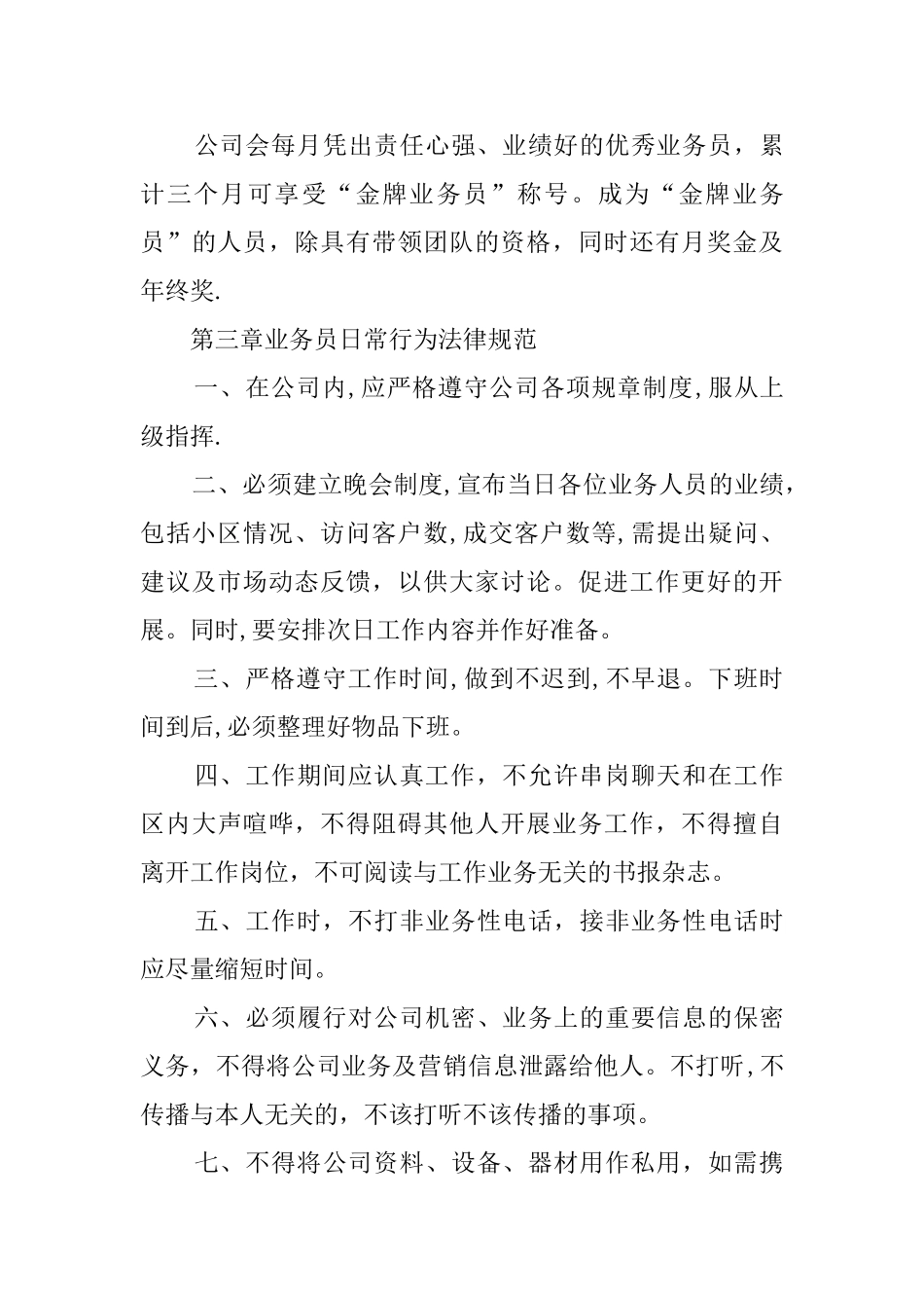 业务员工作细则_第3页