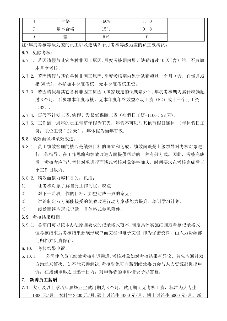 东方日升集团薪酬绩效管理办法_第3页