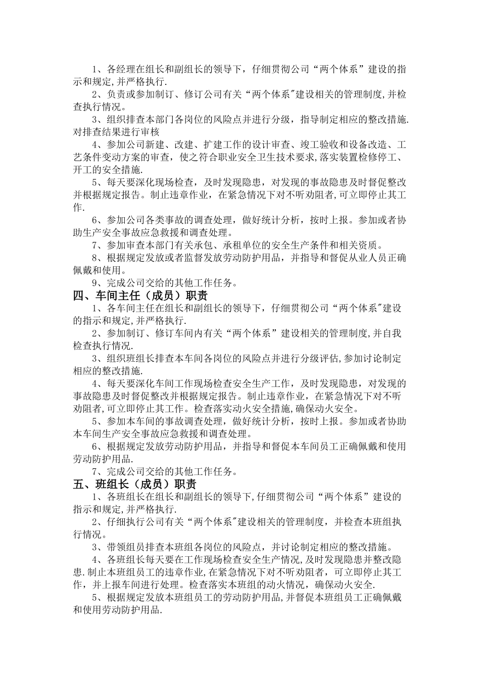 两个体系岗位职责_第2页