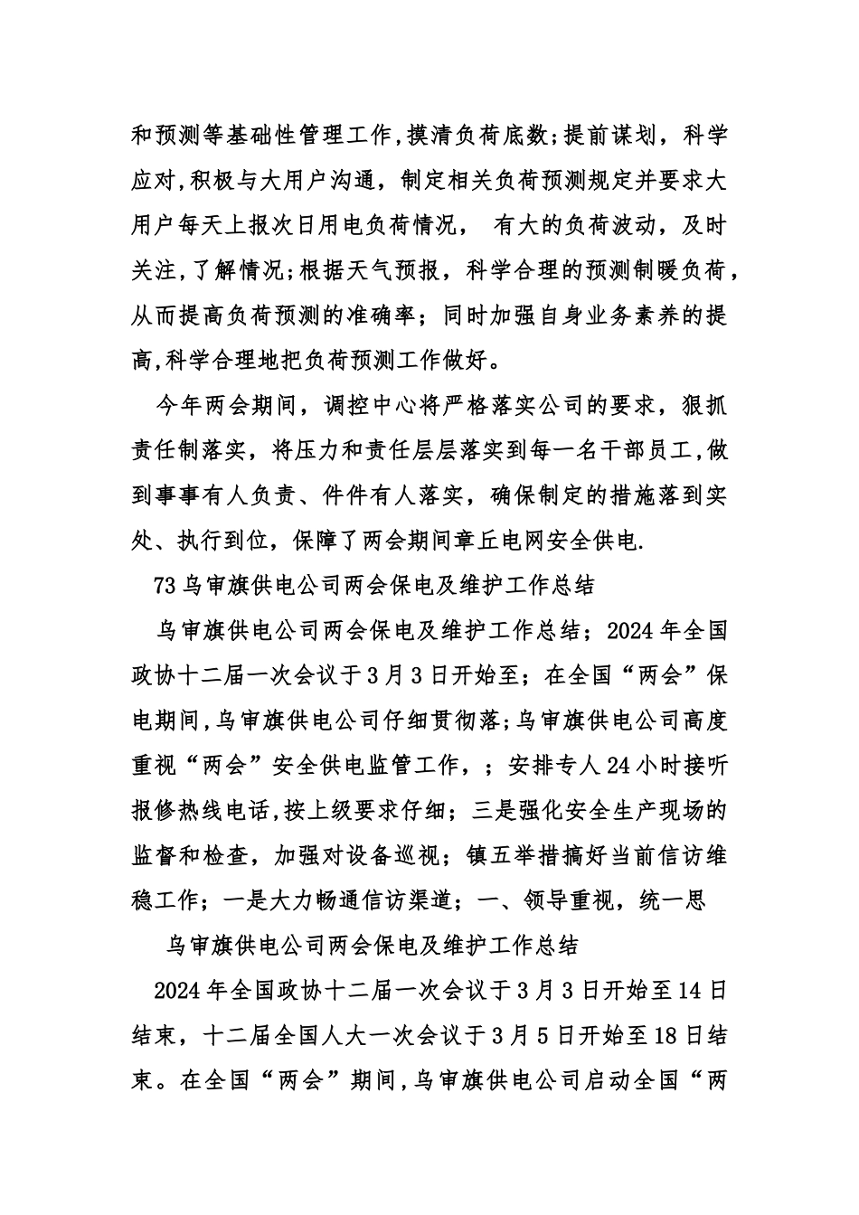 两会保电工作总结_第2页