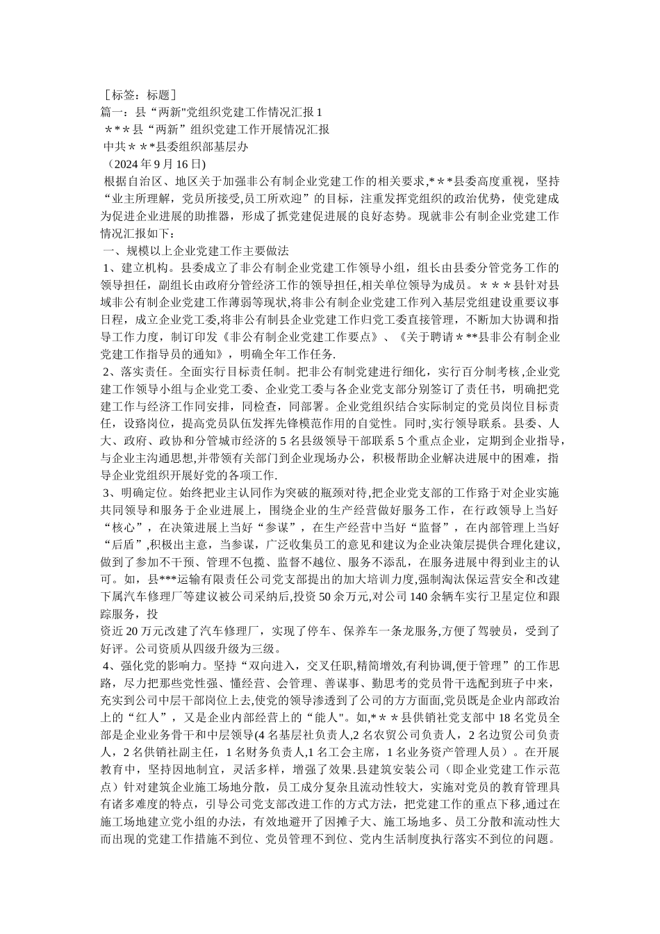 两新组织党建工作总结_第1页