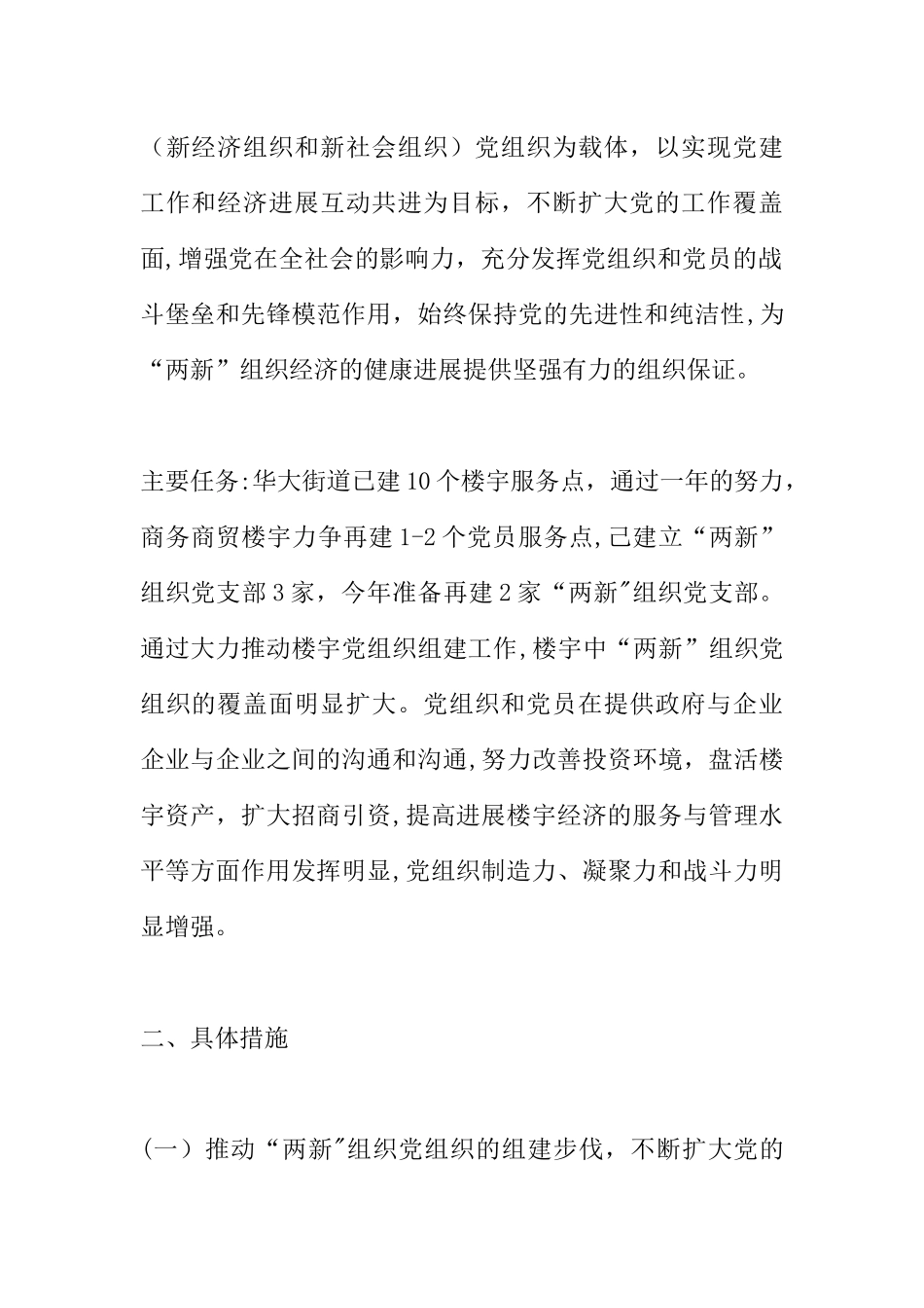 两新组织党建工作计划_第2页