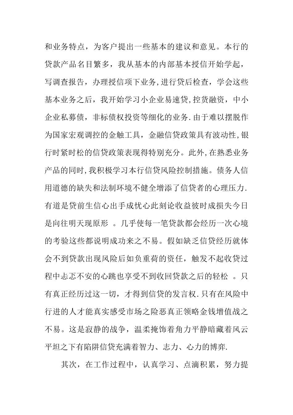 个人客户经理工作总结_第2页