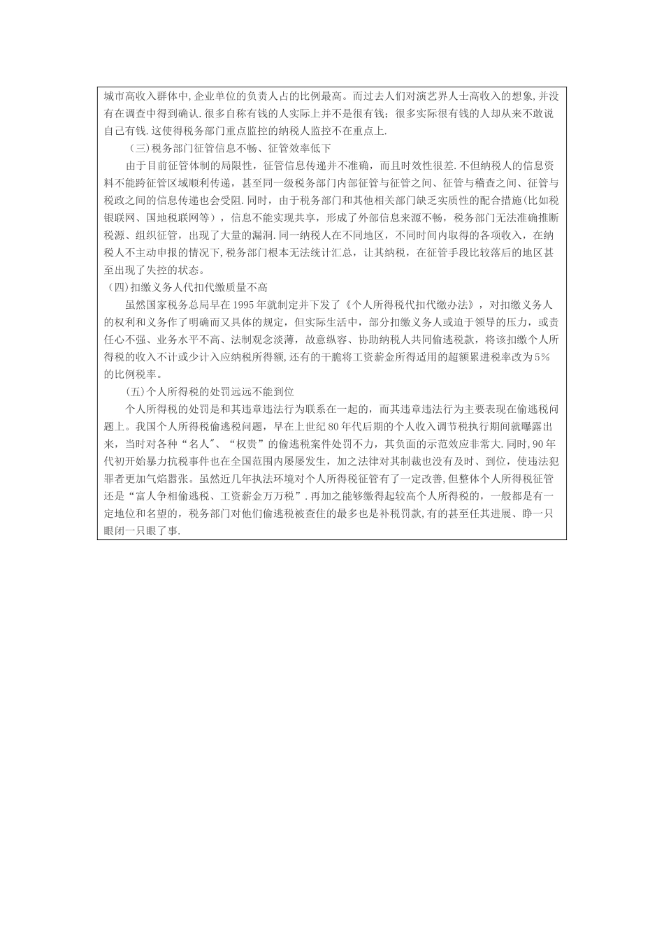 个人所得税开题报告_第2页