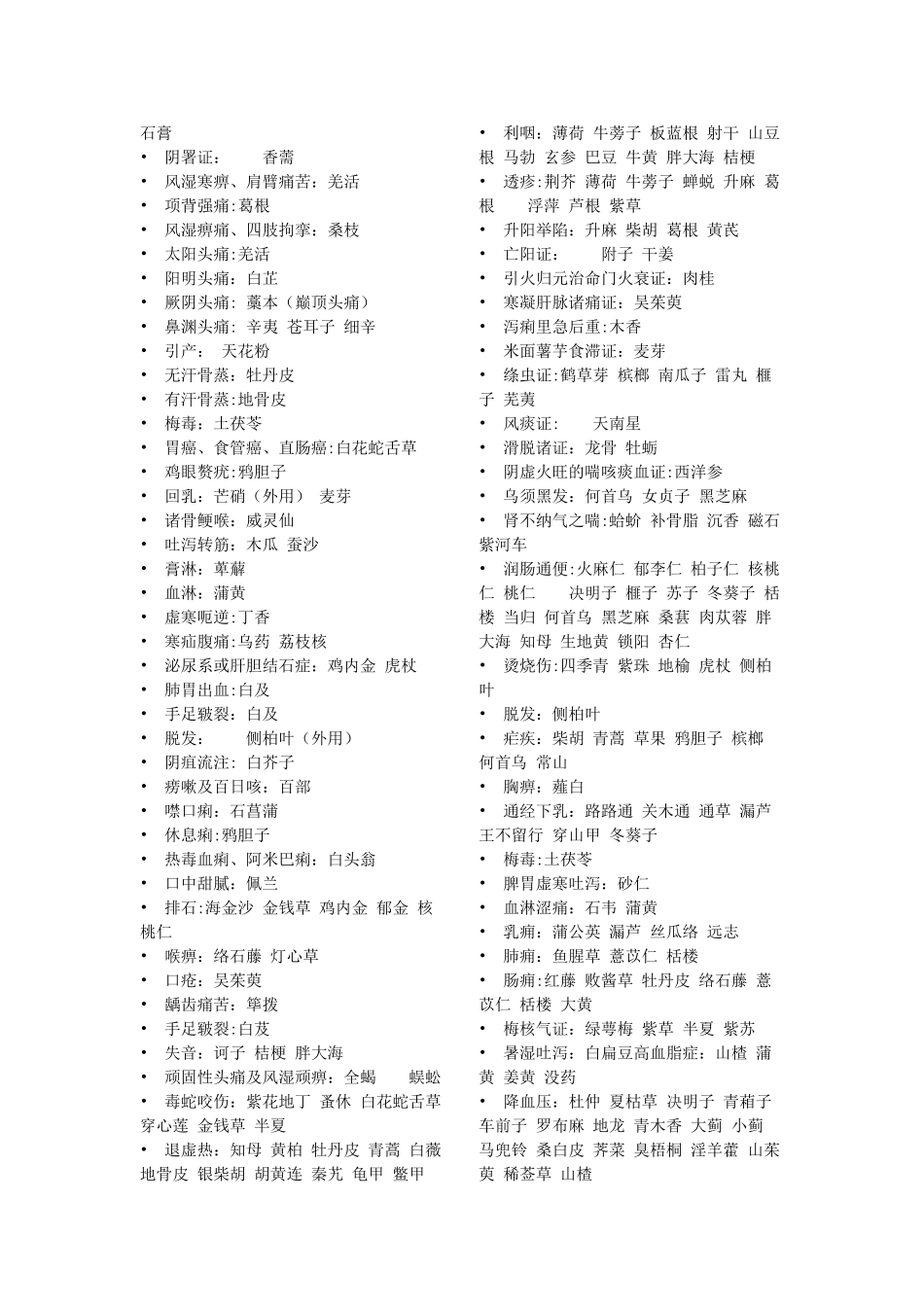 中医执业医师考试中药学知识点总结_第3页