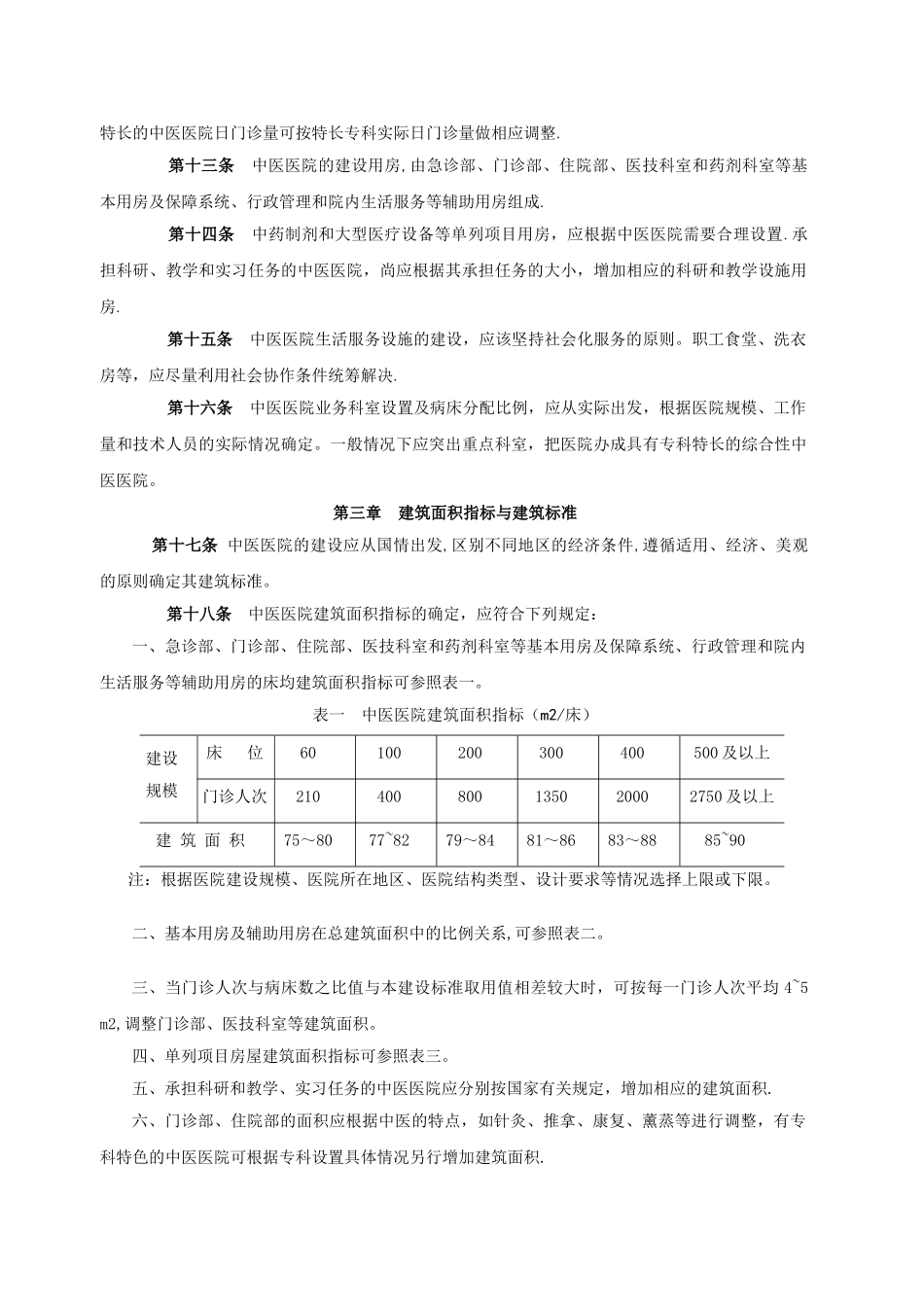 中医院建筑设计规范_第2页