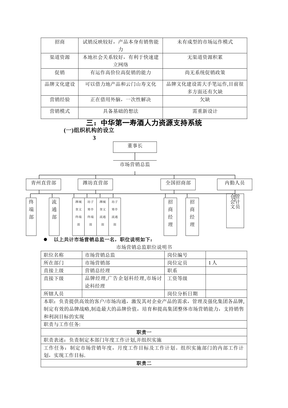 中华第一寿酒营销管理咨询方案_第3页