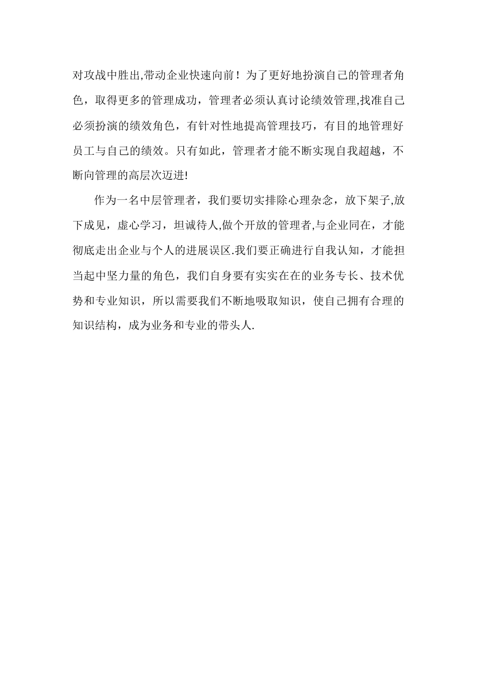中基层管理者角色认知心得_第2页