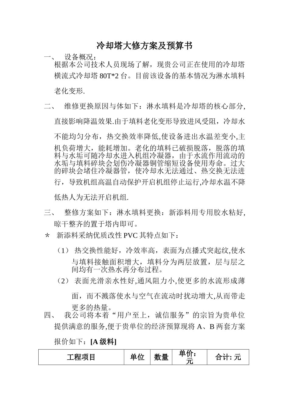 中央空调清洗计划书文档_第1页