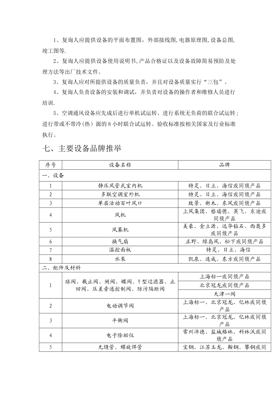 中央空调采购技术标准和要求_第3页