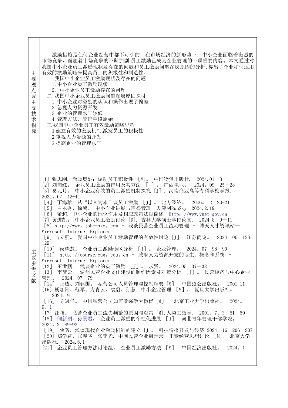 中小企业员工激励问题分析与对策思考_第2页